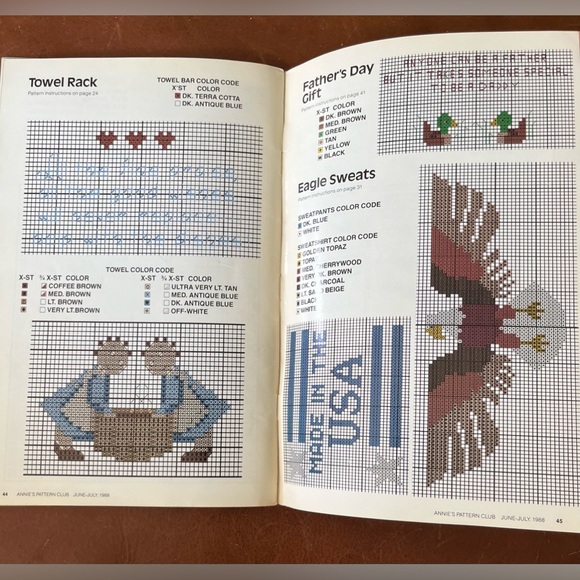 ANNIES PATTERN CLUB July 1998 Machine Knit Cross-Stitch Smocking Crochet Sewing - Picture 14 of 16